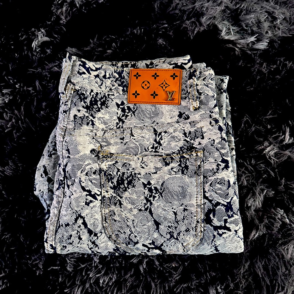 Floral LV jeans